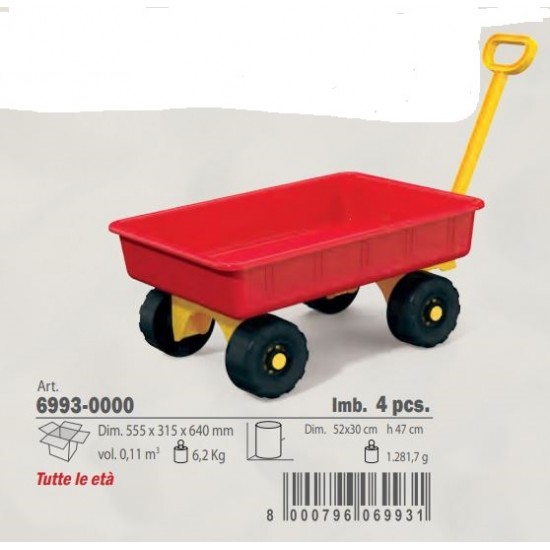 Carro de mão 52*30*47cm 6993