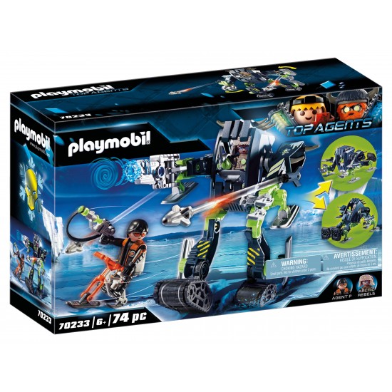 Playmobil top agents robot artic rebels 70233