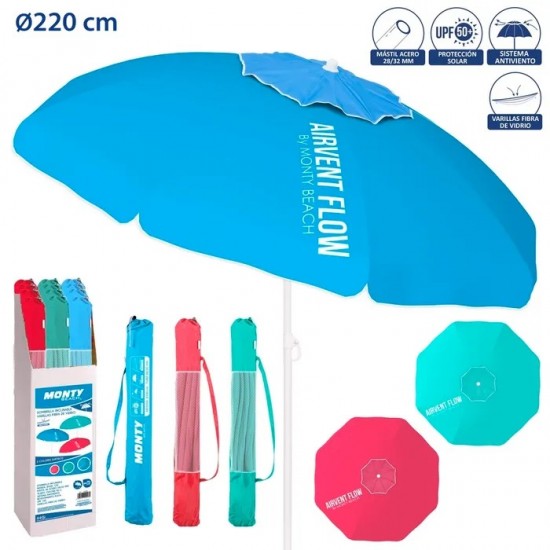 Chapéu sol 220cm em ferro 28/32cm c\ respirador 702947