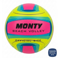 Bola volley praia 280grm neon 704707