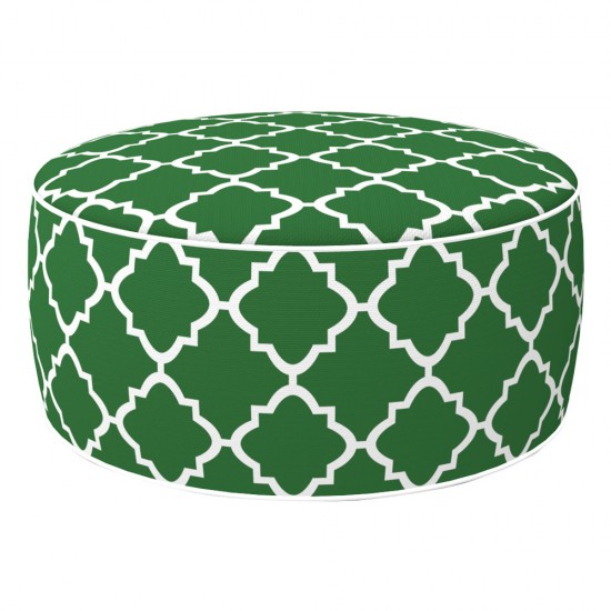 Puf insuflável em verde d53*23cm 79032