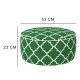 Puf insuflável em verde d53*23cm 79032