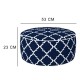 Puf insuflável em azul d53*23cm 79033