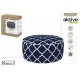 Puf insuflável em azul d53*23cm 79033