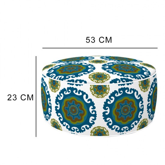 Puf insuflável cor estampada d53*23cm 79034