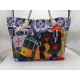 Saco de praia grande c\imagem  Portugal c\fecho 55*38*12cm  956301