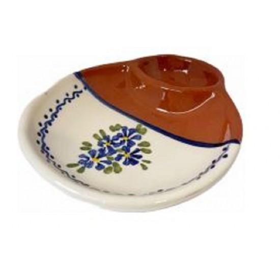 Barro em Azeitoneira pintado 16*13cm a123