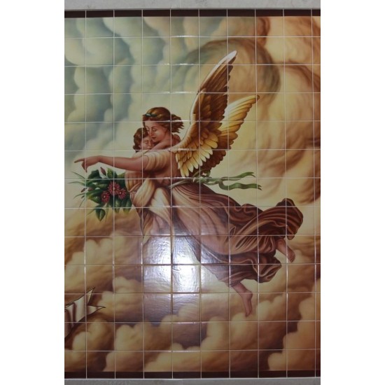 Trabalhos em azulejo e pintura Portuguesa manualmente