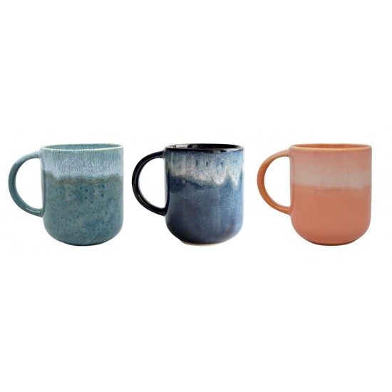 Cor Pastel - Caneca direita loiça sort. 9*9*10cm - AS501-9