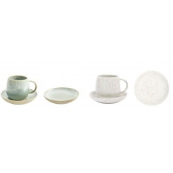 Cor Pastel - Prato pires p/ copo de café 10*10*2cm - AS6207-10