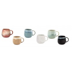 Cor Pastel - Caneca de café peq. loiça sortd. 5.5*8*6cm - AS6208-6