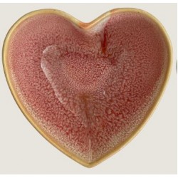 Cor Pastel - Coração em loiça Méd. 15*12*6cm - AS7201-15