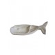 Cor Pastel - Baleia em louça areia 20*6*3cm azeitoneira  as1036-21