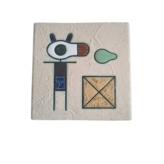 Azulejo com relevo 15*15cm azulart