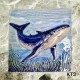 Azulejo com relevo 15*15cm baleia 