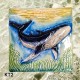 Azulejo com relevo 15*15cm baleia 