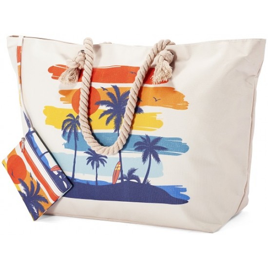 Saco praia poliéster 56*38*18cm bz5803
