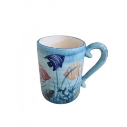 Decoração MAR caneca c\asa 11*8.5cm CANCHA