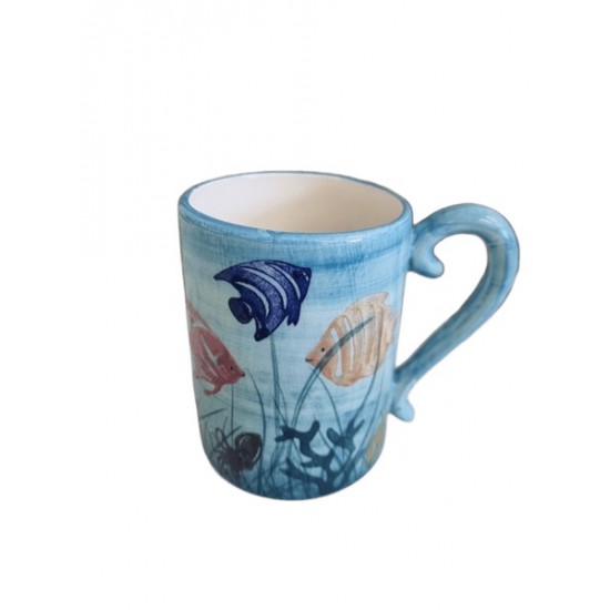 Decoração MAR caneca c\asa 11*8.5cm CANCHA