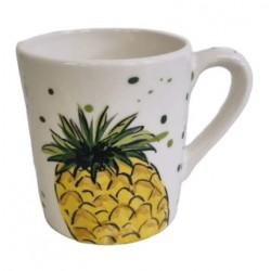 Decoração ananás caneca direita 9.5*8.5cm canecana