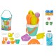 Balde de Praia liso c/ acessórios e saco 14cm - 49271