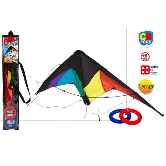 Papagaio Voador Colorido 125x72cm - 85092