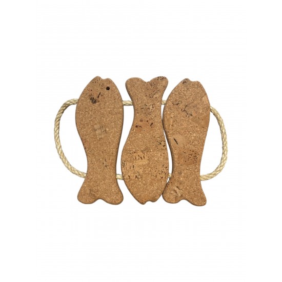 Base conjunto 3 sardinhas com corda 18*18.5cm*2mm bp039