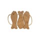 Base conjunto 3 sardinhas com corda 18*18.5cm*2mm bp039