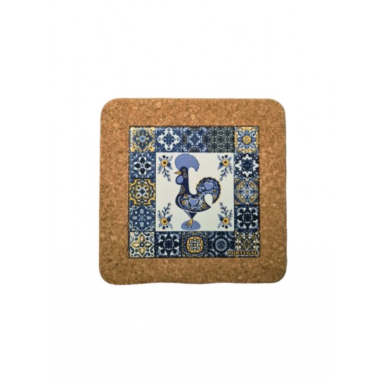 Base de azuleijo c\cortiça 10.8*10.8cm