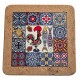 Base de azulejo c\cortiça 15*15cm