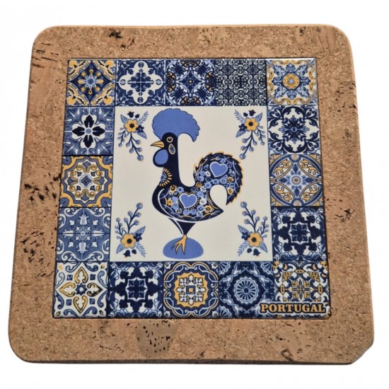 Base de azulejo c\cortiça 15*15cm