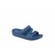 Chinelo senhora c\cunha azul entrelaçados 35-41 ji50az