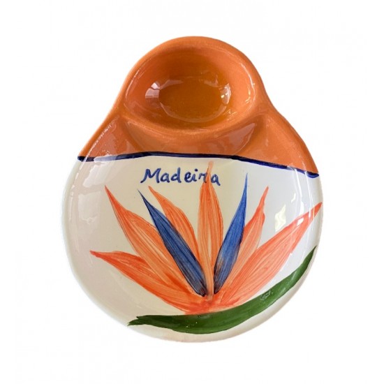 Azeitoneira barro pintado 16*13cm A123MD