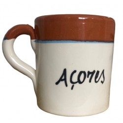 Caneca em barro direita 8.5*7.5cm - A147AZ