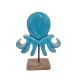 Peça madeira azul polvo 22,5*17*5 - 241735A