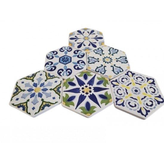 Azulejo hexagonal 15*15cm 