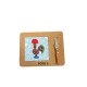 Base cortiça azuleijo c\faca 28*23*1.5cm ba011