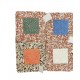 Base cortiça reciclada quadrada c/ azulejo 19x19cm QADGR