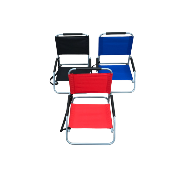 Cadeira de areia em ferro com cores sortidas 45x57x55 cm - CVT3030