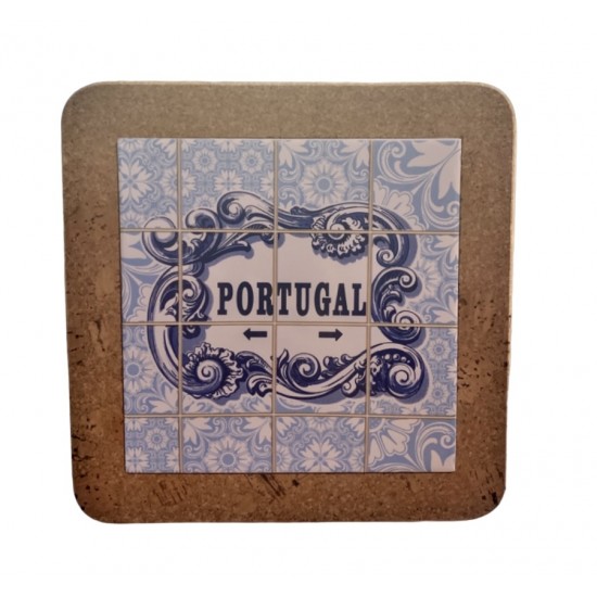 Base de azulejo c\cortiça 15*15cm