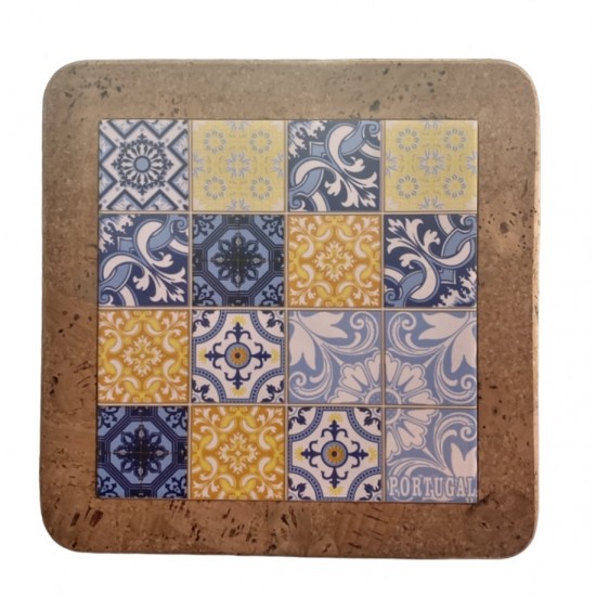 Base de azulejo c\cortiça 15*15cm