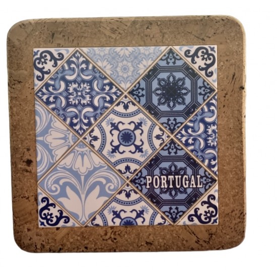 Base de azulejo c\cortiça 15*15cm