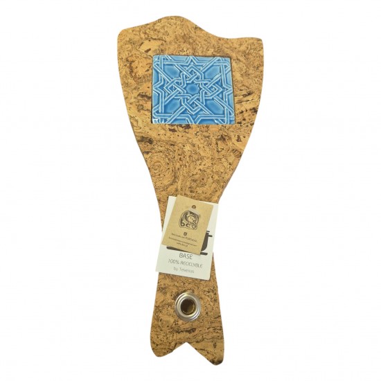 Base cortiça em nuvem bacalhau c\azulejo 31cm - BACALCORT