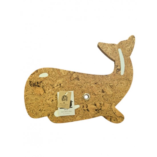 Base cortiça em nuvem baleia 38*12cm - BALEIAGR