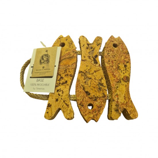 Base cortiça em nuvem corda mini  14*10.5cm -  CORDMINCOR