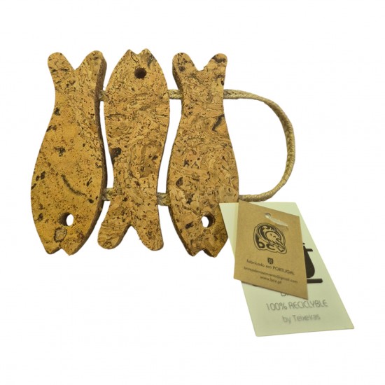 Base cortiça em nuvem corda mini  14*10.5cm -  CORDMINCOR