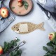 Peixe pequeno de palha c/azulejo 30x10x1cm PHLPEIXPQ