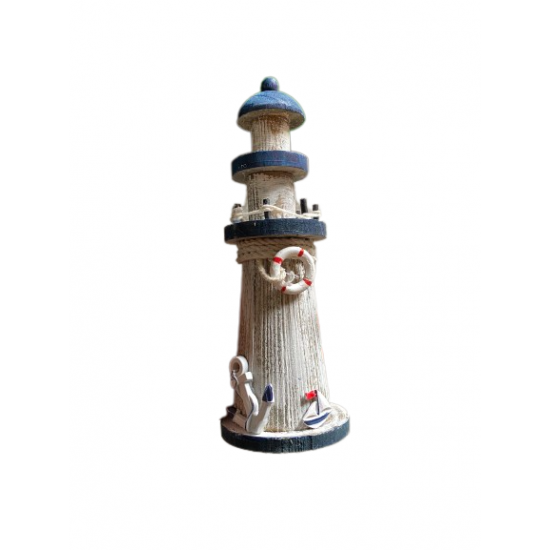 Farol de madeira 22,5×8,5cm - 305016