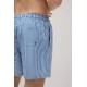 Calção de banho às riscas azuis S-3XL - 90322AZ