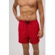Calção de banho longo vermelho S-XXL - 90336